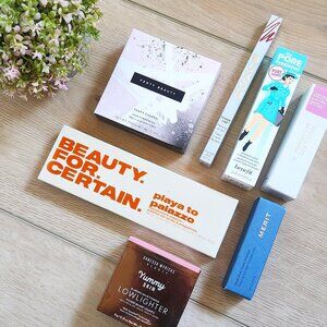 NWT Makeup 7 Pc Lot: Fenty Beauty Merit, Buxon, Haus Labs and more! Pink Tones